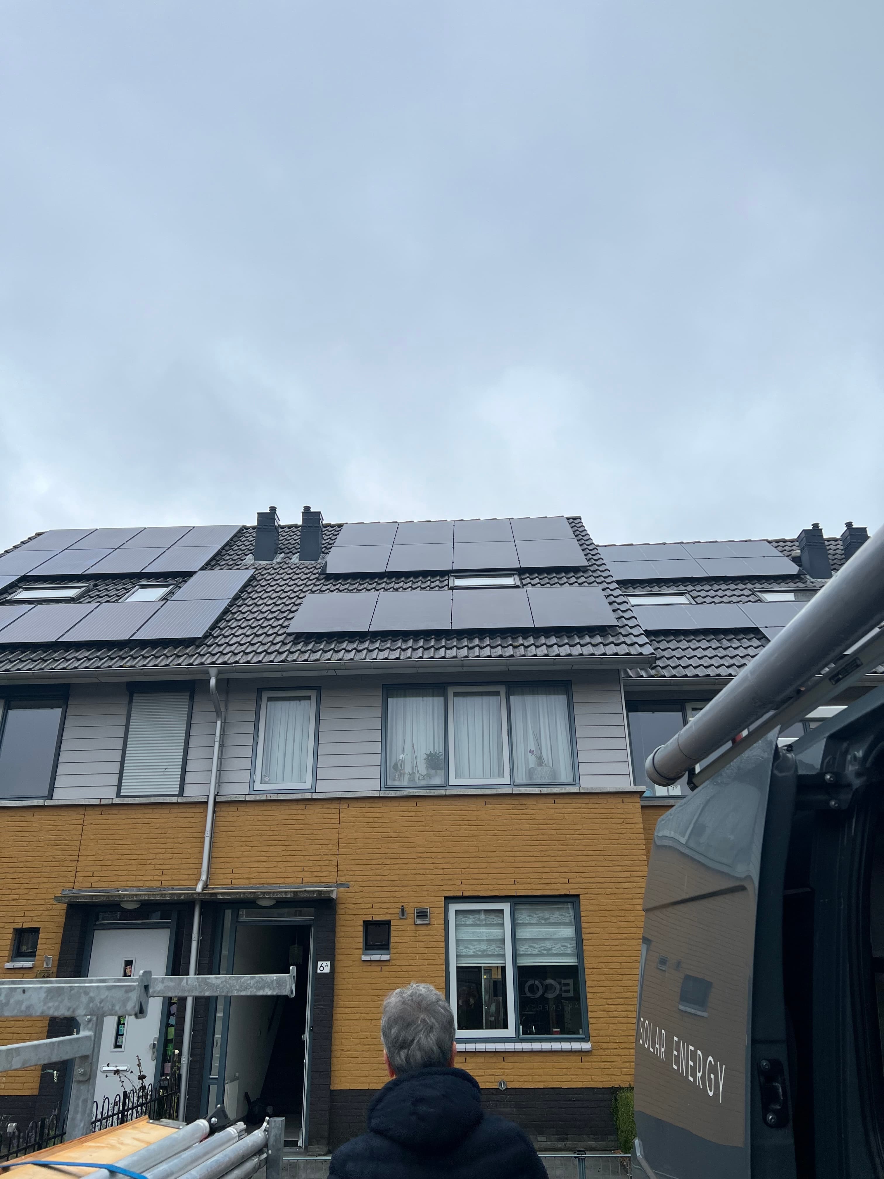 Duurzame energie-installatie bij Albert Cuypstraat in Woerden